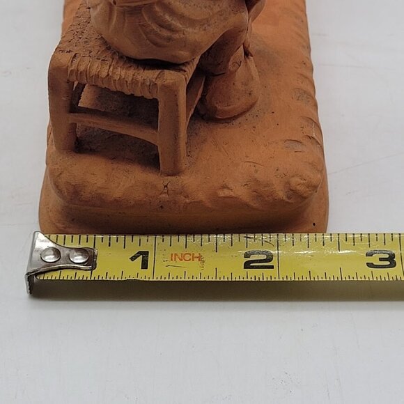 RARE Grasso Signed Terracotta Sculpture Italy Learning To Walk Handmade Estate - Picture 12 of 12